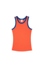 Tanktop orange & navy