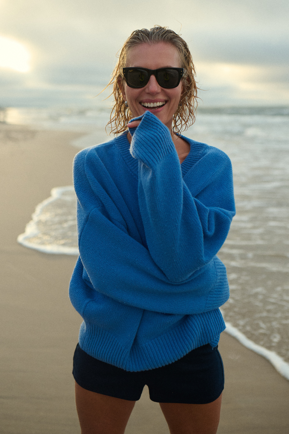 Sweter wełniany Ocean