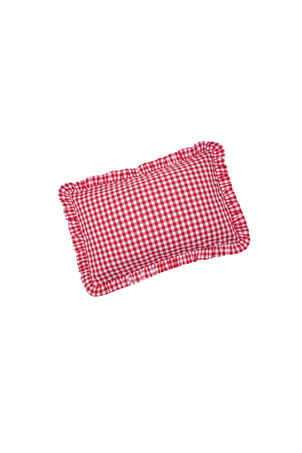 Bawełniana poduszka dekoracyjna - red