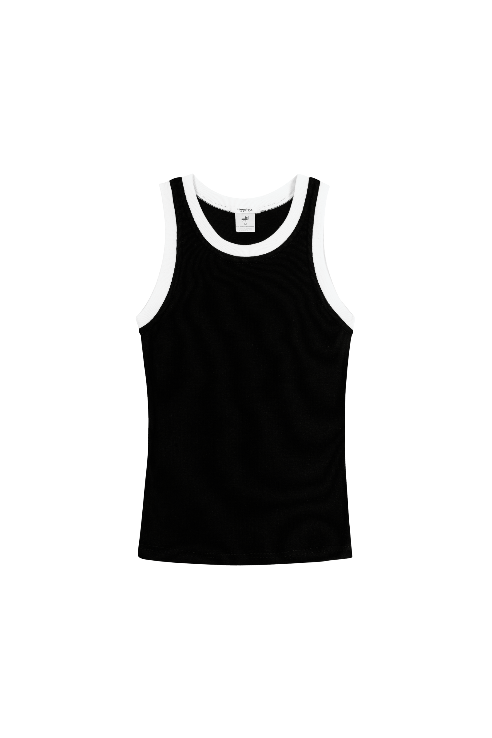 Tanktop black & white