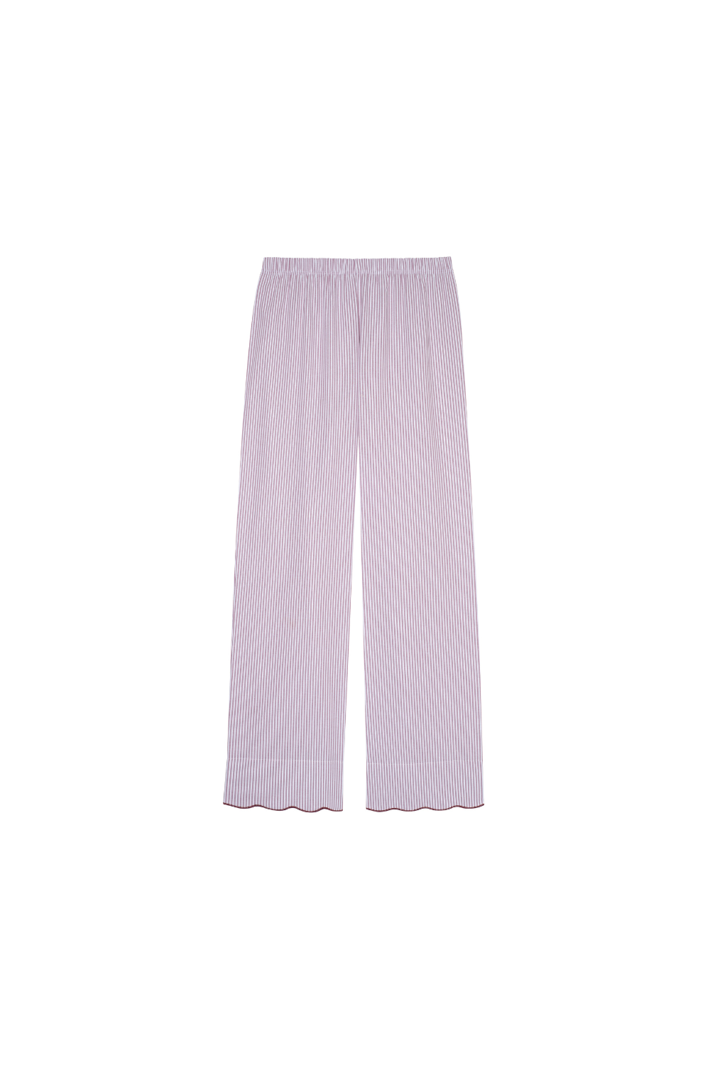 Piżama Sunday Stripe Set violet long