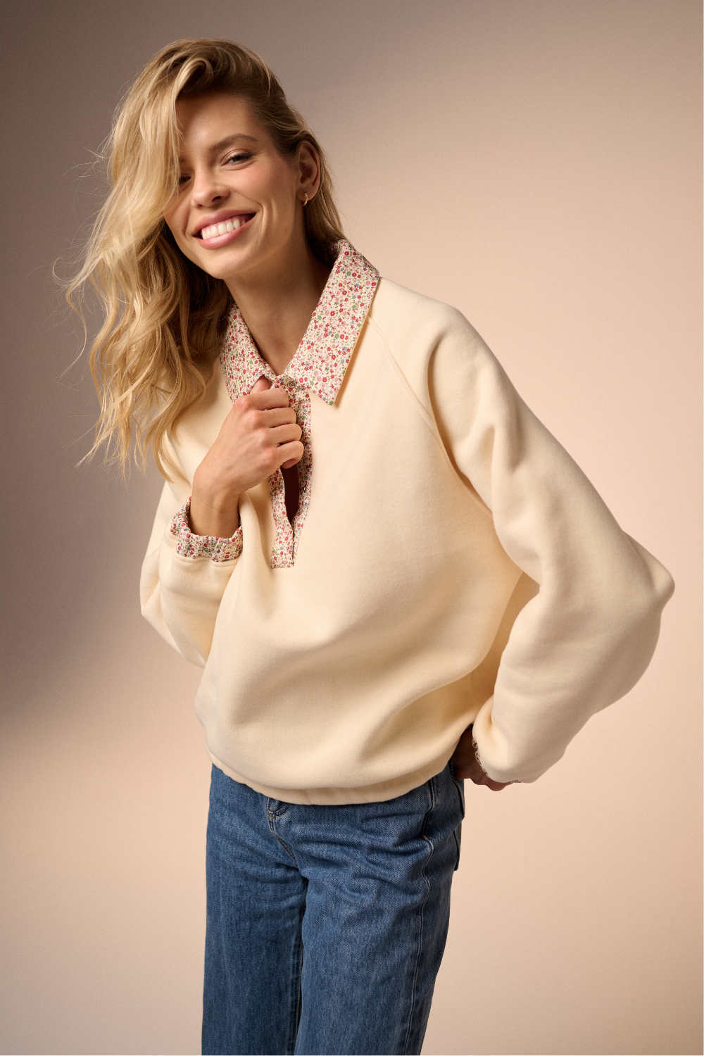 Bluza Blossom Polo butter