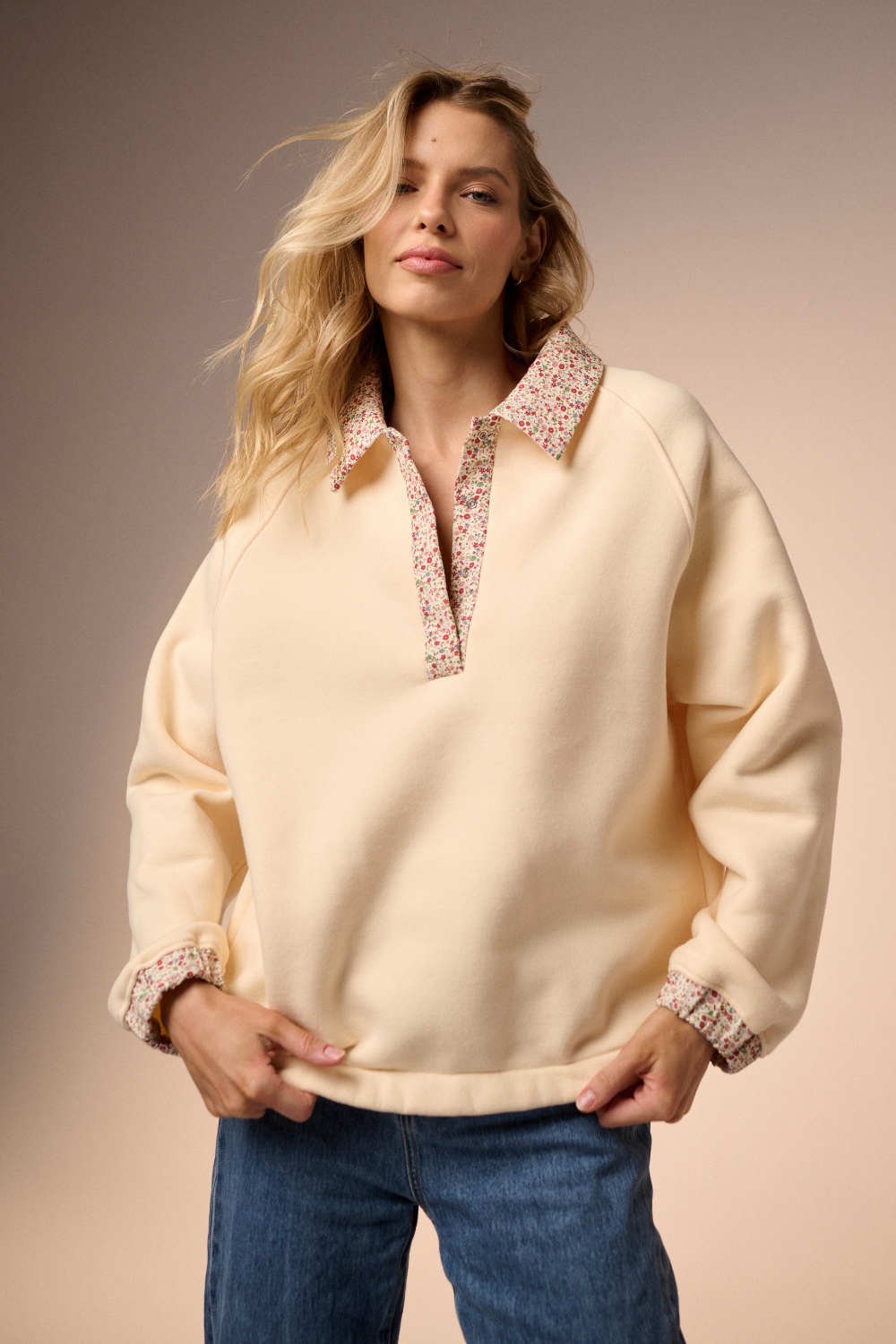 Bluza Blossom Polo butter