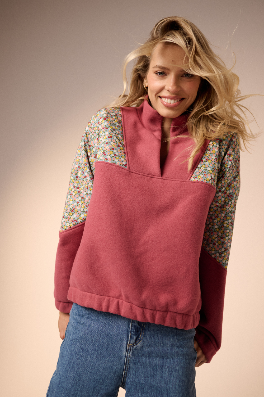 Bluza Floral rouge