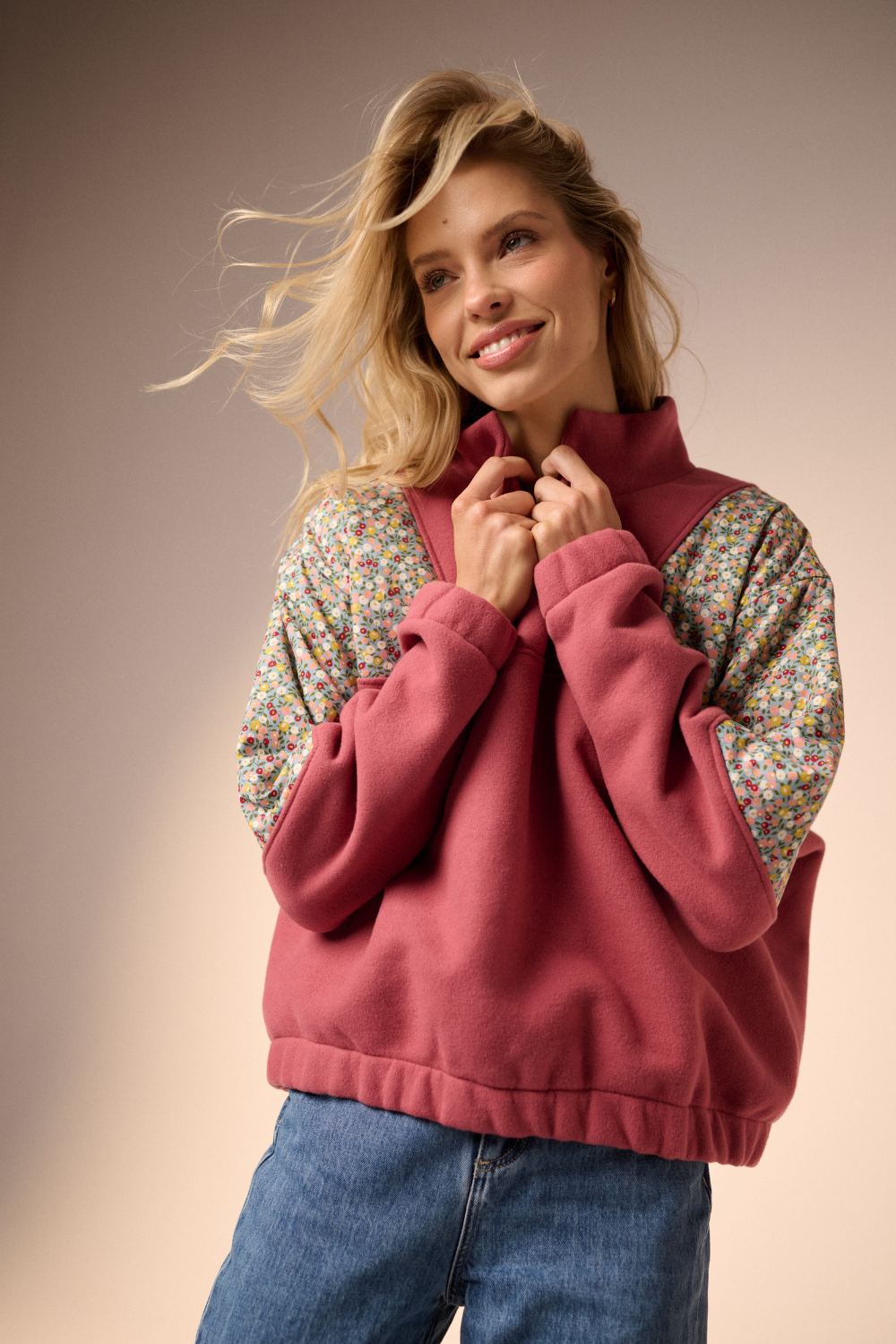 ARCHIVE - Bluza Floral rouge