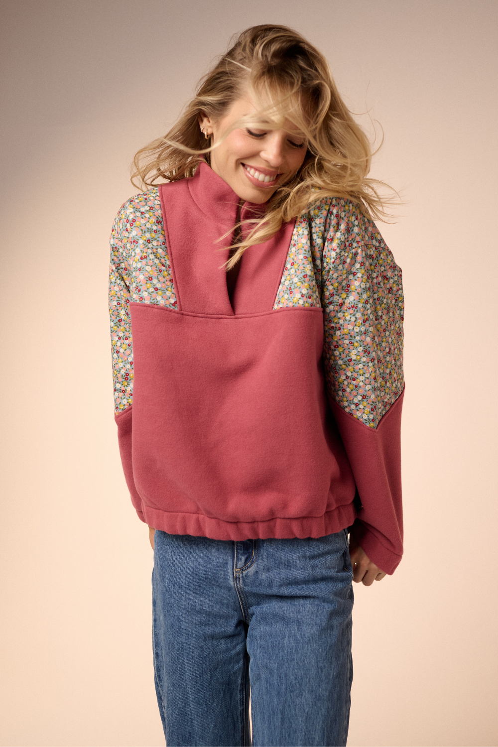 Bluza Floral rouge