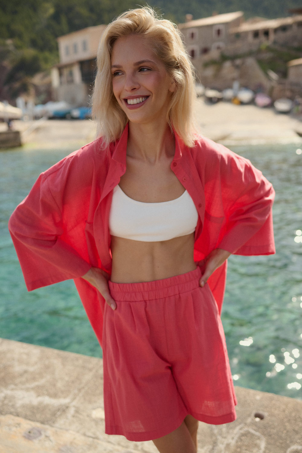 Szorty Coral Blush