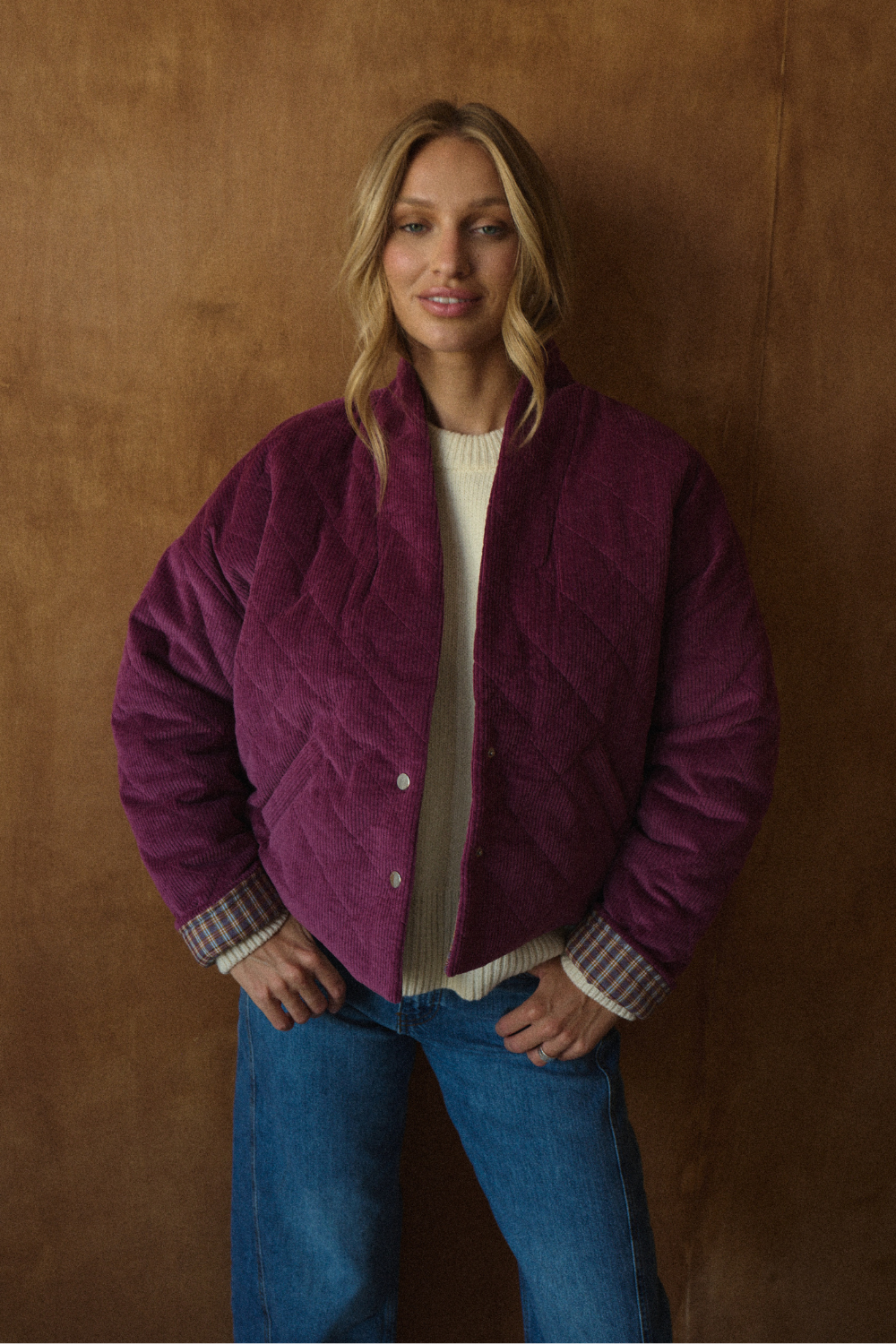 Kurtka Billie Plum