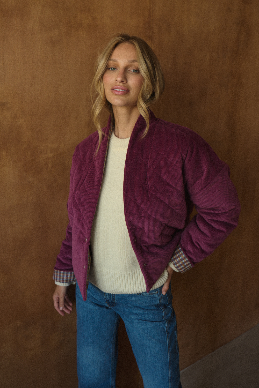 Kurtka Billie Plum