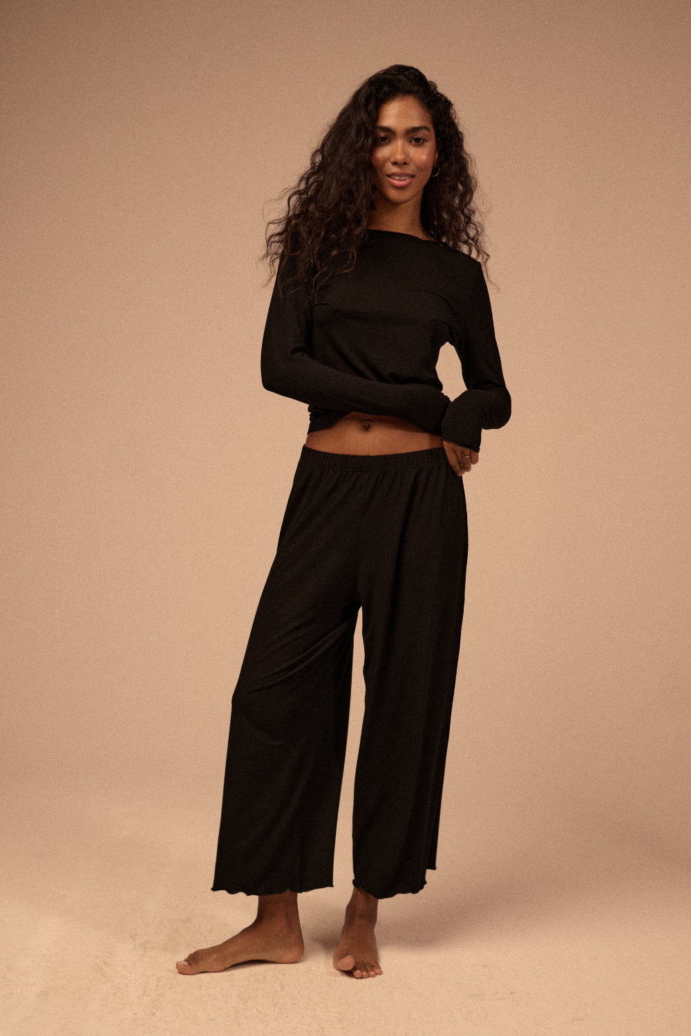 Piżama so comfy black long