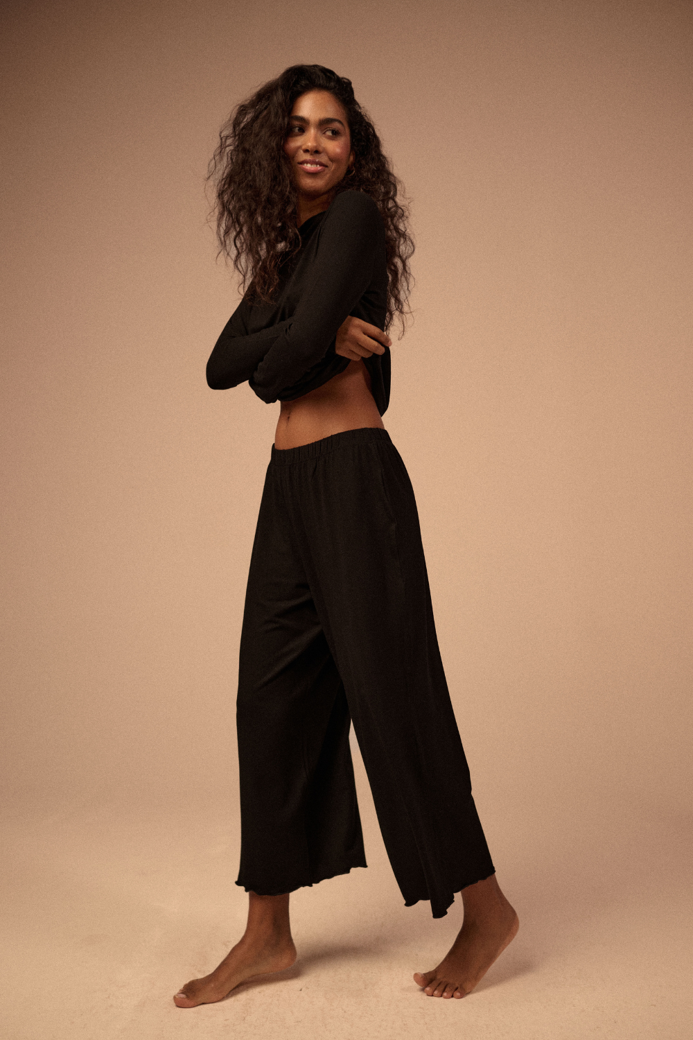 Piżama so comfy black long