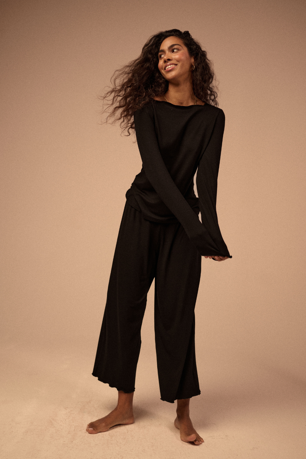 Piżama so comfy black long