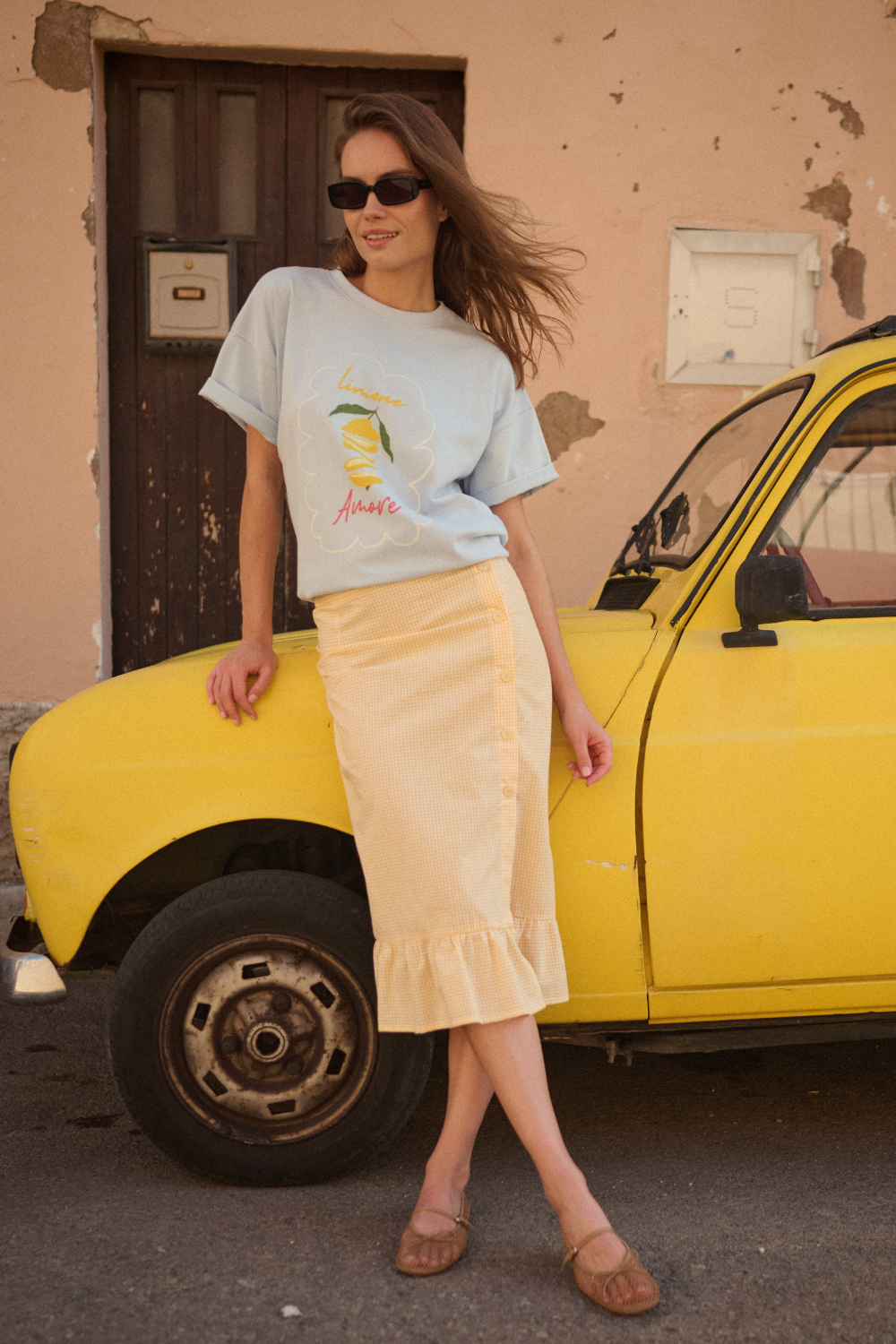 ARCHIVE - Spódnica Lucia yellow