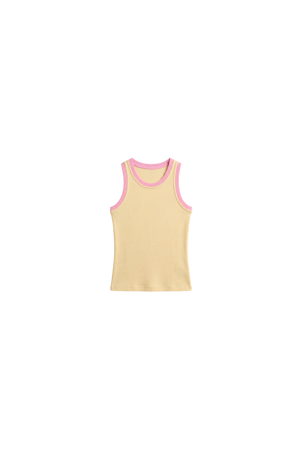Tanktop butter & pink