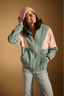 Bluza polarowa Coastal matcha&pink