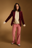 Marynarka Velvet cherry