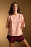 Piżama Amelie burgund short