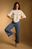 Piżama Amelie denim long