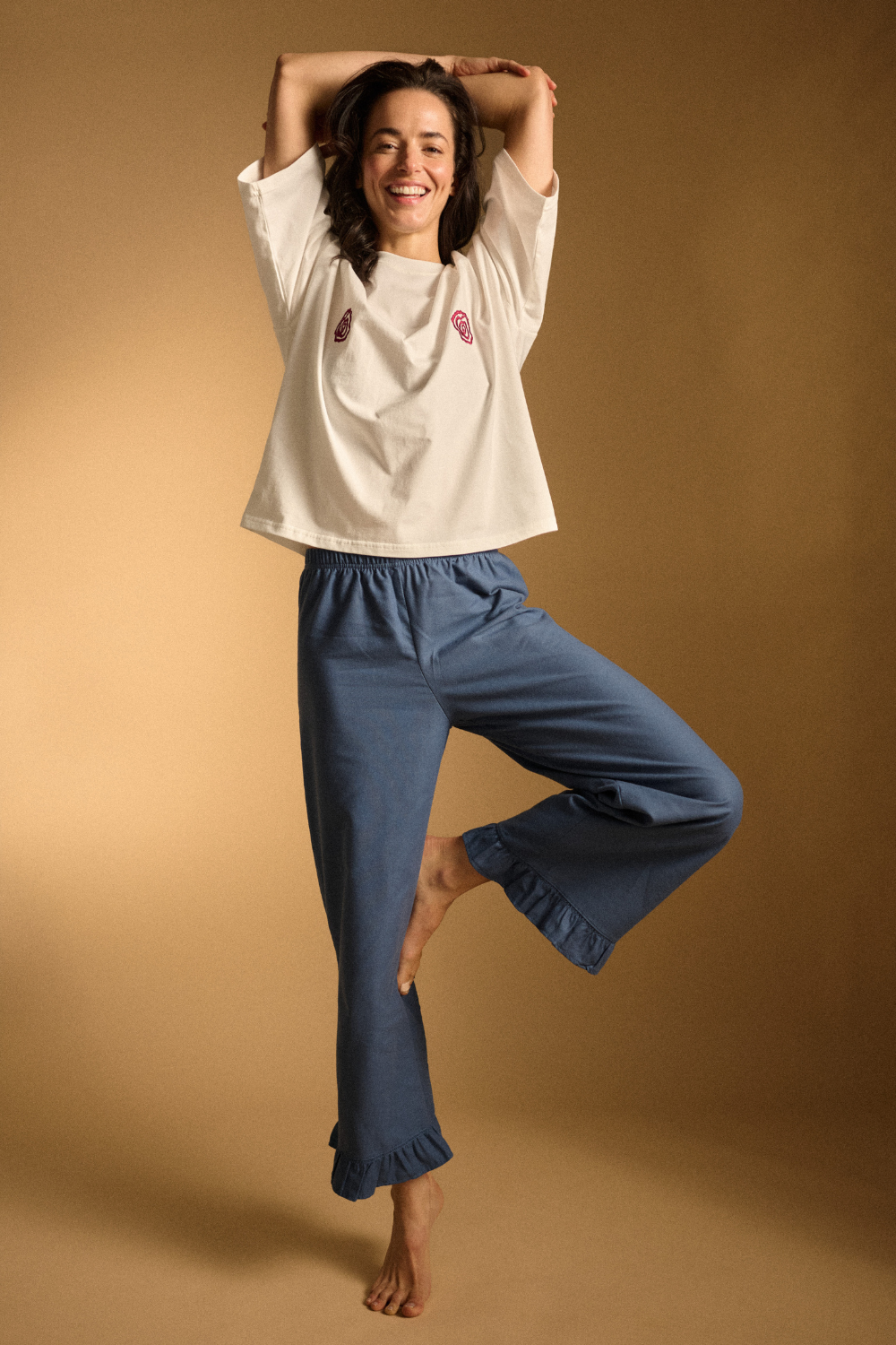 Piżama Amelie denim long