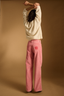 Spodnie sztruksowe Harper pink