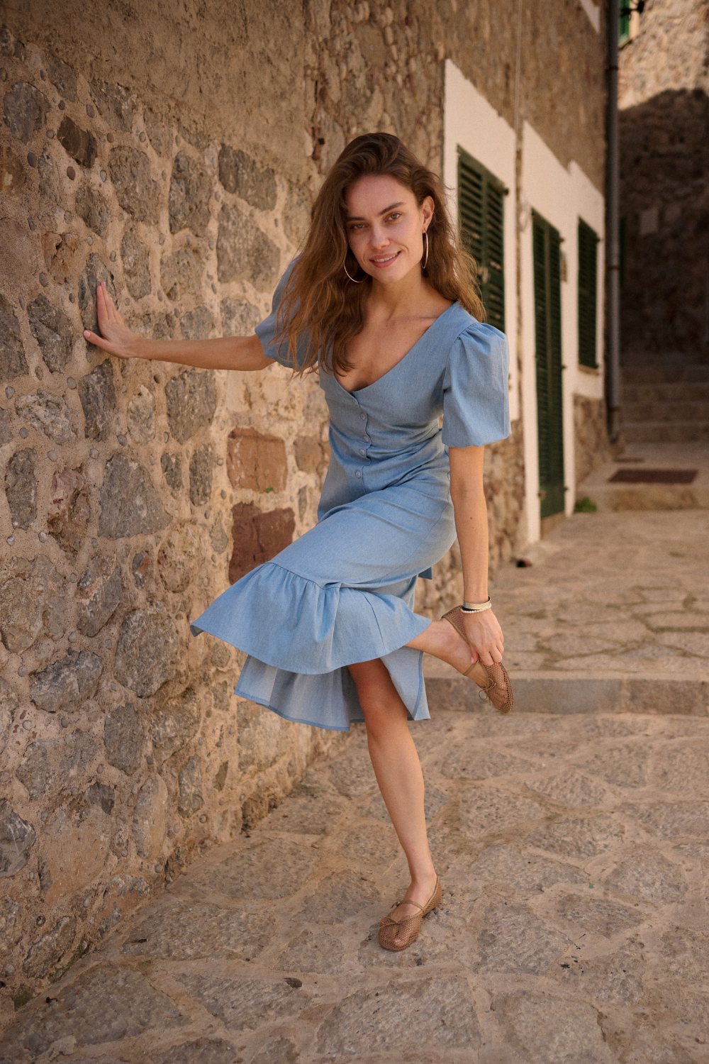 ARCHIVE - Sukienka Francesca denim EKSPOZYCYJNE