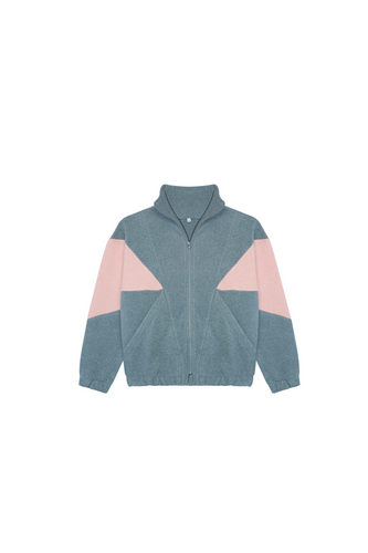 Bluza polarowa Coastal matcha&pink