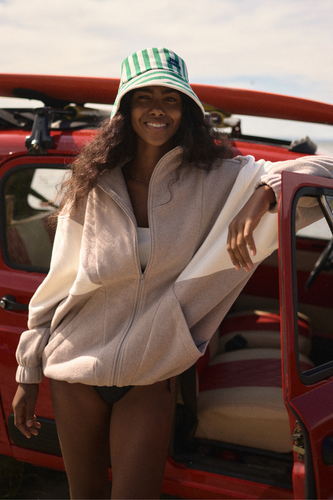 Bluza polarowa Coastal taupe&cream