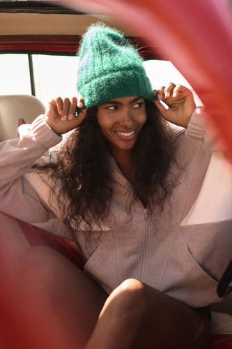 Czapka wełniana Cloud green