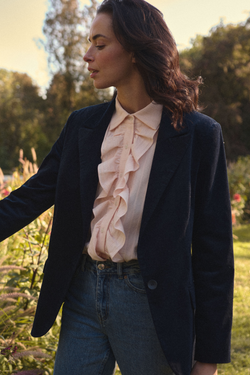 Marynarka Velvet navy