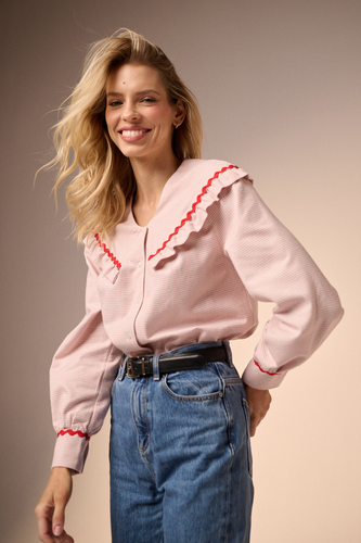 Koszula Eleonora powder pink