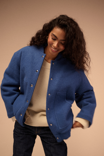 Kurtka Oslo & Czapka Blue