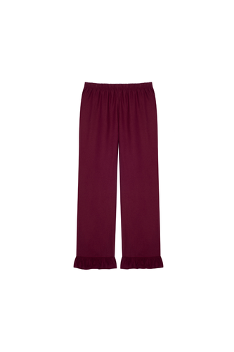 Piżama Amelie burgund long