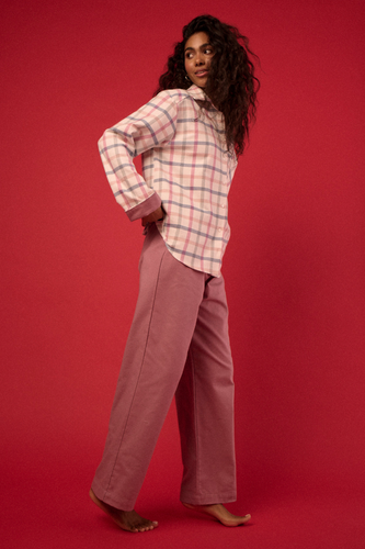 Piżama Scandi & Skarpetki Bow Ecru