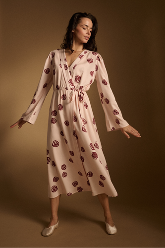 Szlafrok Jade & Jedwabna opaska do spania