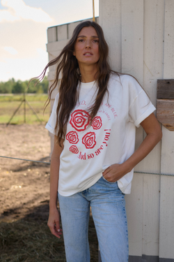 T-shirt boyfriend Roses