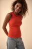 Tanktop orange & raspberry