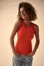 Tanktop orange & raspberry