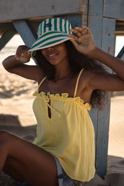Top Léa yellow