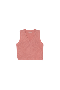 Wełniana kamizelka La Boheme pink