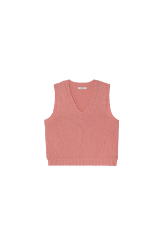 Wełniana kamizelka La Boheme pink