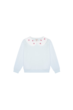 Bluza Retro Roses baby blue