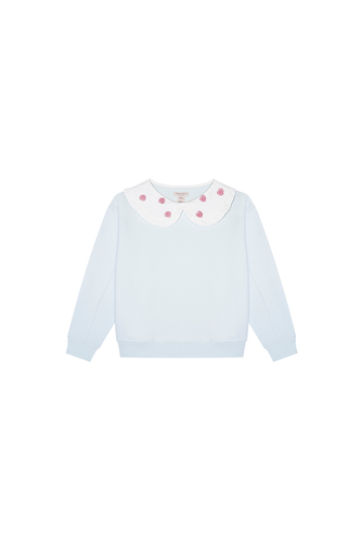 Bluza Retro Roses baby blue