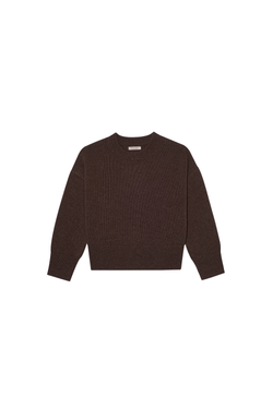 Sweter wełniany dark chocolate