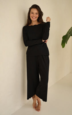 Piżama so comfy black long