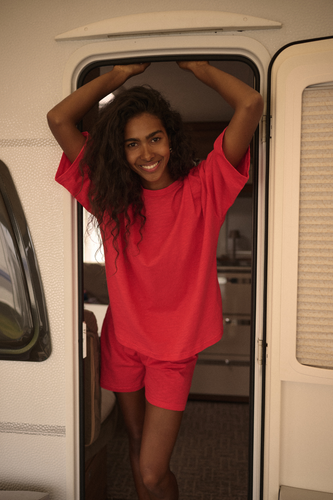 Piżama simple pleasure chilli