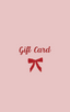 On-line Gift Card