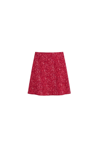 ARCHIVE - Spódnica Flora raspberry short